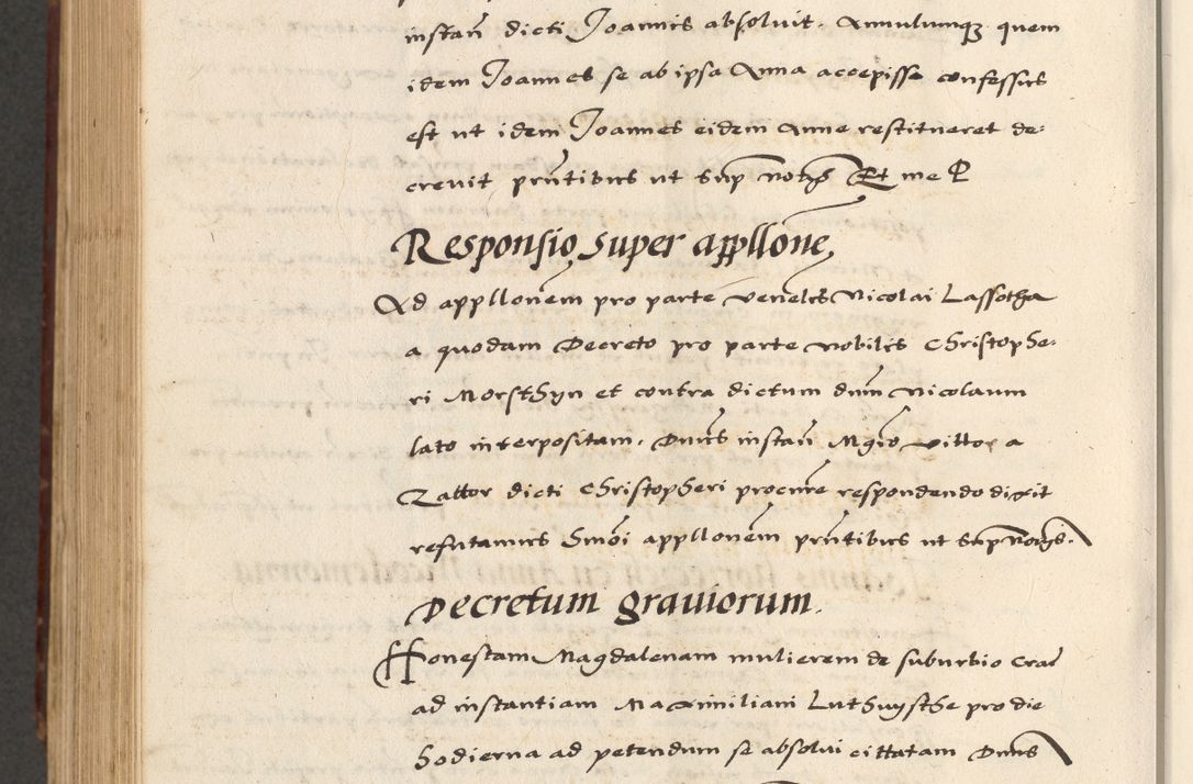 Zdjęcie nr 784 dla obiektu archiwalnego: [A]cta actorum causarum, sententiarum tam diffinitivarum quam interloquutoriarum, obligationum, constitutionum et contractuum coram reverendo patre domino Petro Porembski preposito Osvieczimensi, canonico et officiali generali Cracoviensi de anno Domini millesimo quingentesimo quinguagesimo primo, cuius indictio est nona, pontificatus sanctissimi in Christo patris et domini nostri domini Juliii divina providencia pape tercii, anno secundo, a die et mense infrascriptis feliciter continiantur