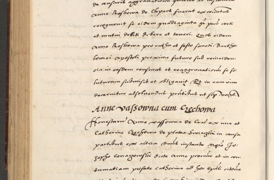 Zdjęcie nr 778 dla obiektu archiwalnego: [A]cta actorum causarum, sententiarum tam diffinitivarum quam interloquutoriarum, obligationum, constitutionum et contractuum coram reverendo patre domino Petro Porembski preposito Osvieczimensi, canonico et officiali generali Cracoviensi de anno Domini millesimo quingentesimo quinguagesimo primo, cuius indictio est nona, pontificatus sanctissimi in Christo patris et domini nostri domini Juliii divina providencia pape tercii, anno secundo, a die et mense infrascriptis feliciter continiantur
