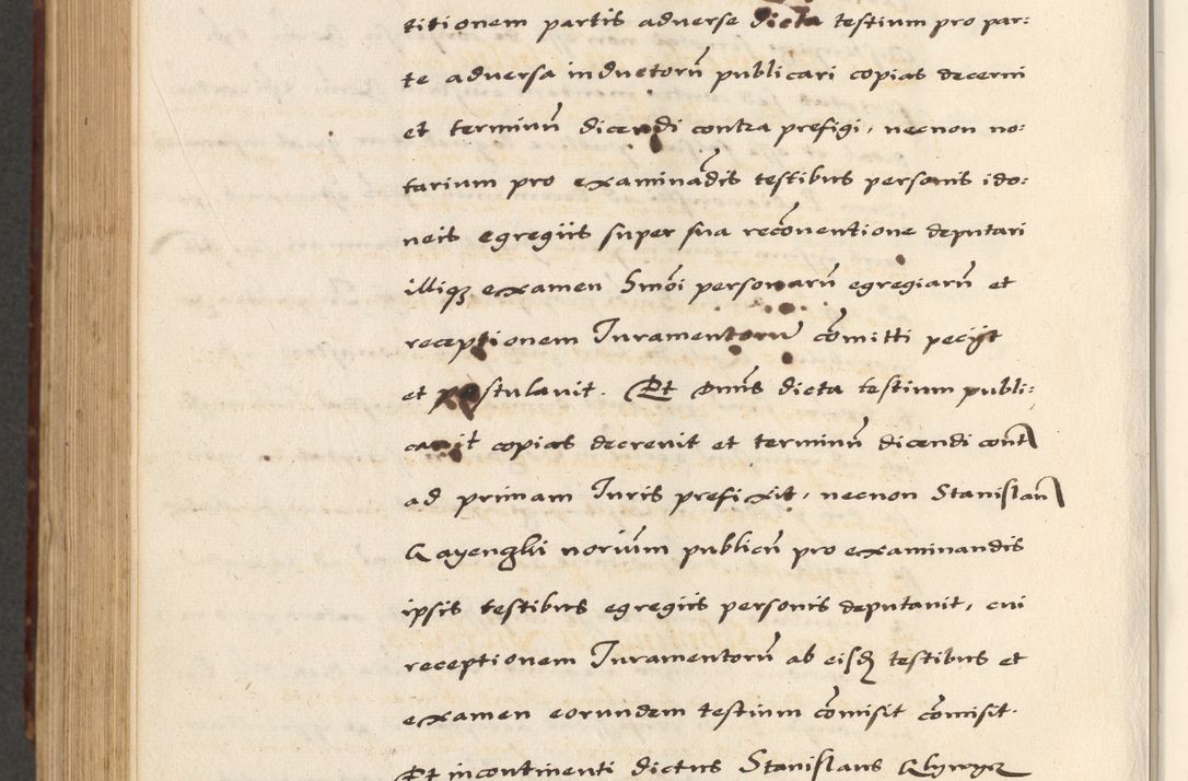 Zdjęcie nr 776 dla obiektu archiwalnego: [A]cta actorum causarum, sententiarum tam diffinitivarum quam interloquutoriarum, obligationum, constitutionum et contractuum coram reverendo patre domino Petro Porembski preposito Osvieczimensi, canonico et officiali generali Cracoviensi de anno Domini millesimo quingentesimo quinguagesimo primo, cuius indictio est nona, pontificatus sanctissimi in Christo patris et domini nostri domini Juliii divina providencia pape tercii, anno secundo, a die et mense infrascriptis feliciter continiantur