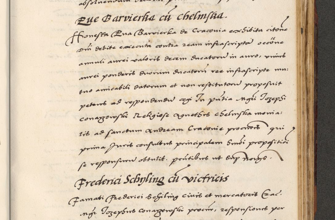 Zdjęcie nr 777 dla obiektu archiwalnego: [A]cta actorum causarum, sententiarum tam diffinitivarum quam interloquutoriarum, obligationum, constitutionum et contractuum coram reverendo patre domino Petro Porembski preposito Osvieczimensi, canonico et officiali generali Cracoviensi de anno Domini millesimo quingentesimo quinguagesimo primo, cuius indictio est nona, pontificatus sanctissimi in Christo patris et domini nostri domini Juliii divina providencia pape tercii, anno secundo, a die et mense infrascriptis feliciter continiantur