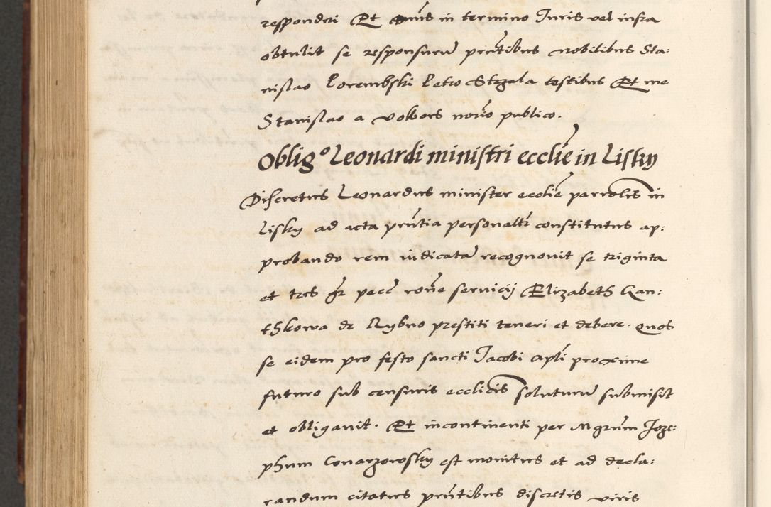Zdjęcie nr 774 dla obiektu archiwalnego: [A]cta actorum causarum, sententiarum tam diffinitivarum quam interloquutoriarum, obligationum, constitutionum et contractuum coram reverendo patre domino Petro Porembski preposito Osvieczimensi, canonico et officiali generali Cracoviensi de anno Domini millesimo quingentesimo quinguagesimo primo, cuius indictio est nona, pontificatus sanctissimi in Christo patris et domini nostri domini Juliii divina providencia pape tercii, anno secundo, a die et mense infrascriptis feliciter continiantur