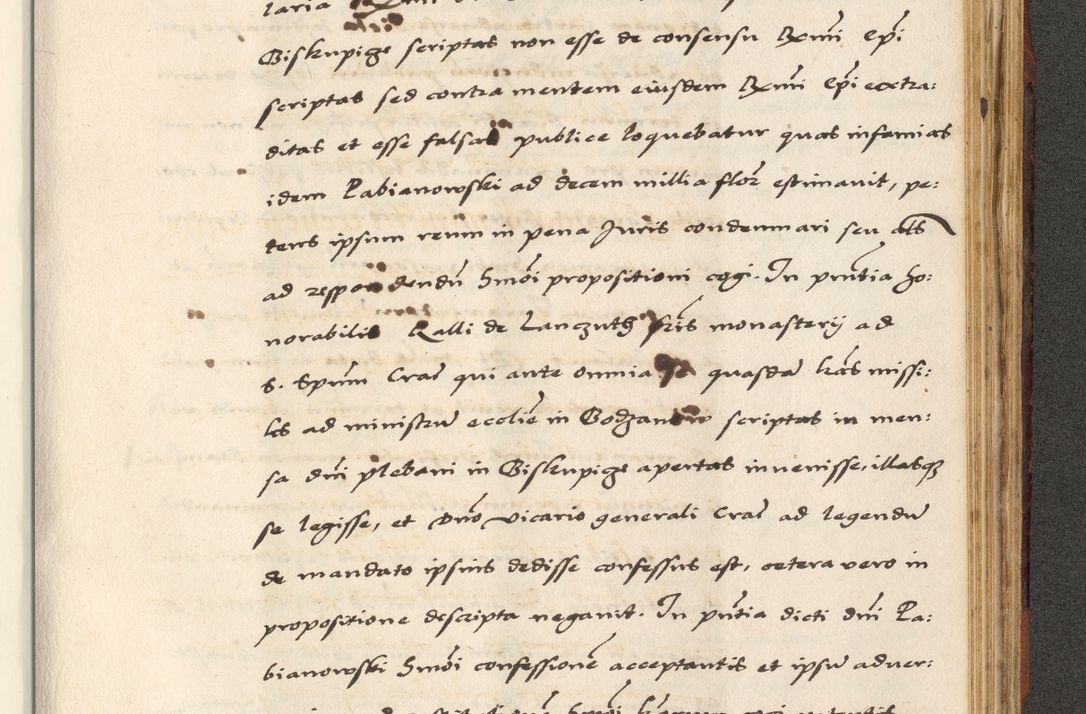 Zdjęcie nr 775 dla obiektu archiwalnego: [A]cta actorum causarum, sententiarum tam diffinitivarum quam interloquutoriarum, obligationum, constitutionum et contractuum coram reverendo patre domino Petro Porembski preposito Osvieczimensi, canonico et officiali generali Cracoviensi de anno Domini millesimo quingentesimo quinguagesimo primo, cuius indictio est nona, pontificatus sanctissimi in Christo patris et domini nostri domini Juliii divina providencia pape tercii, anno secundo, a die et mense infrascriptis feliciter continiantur