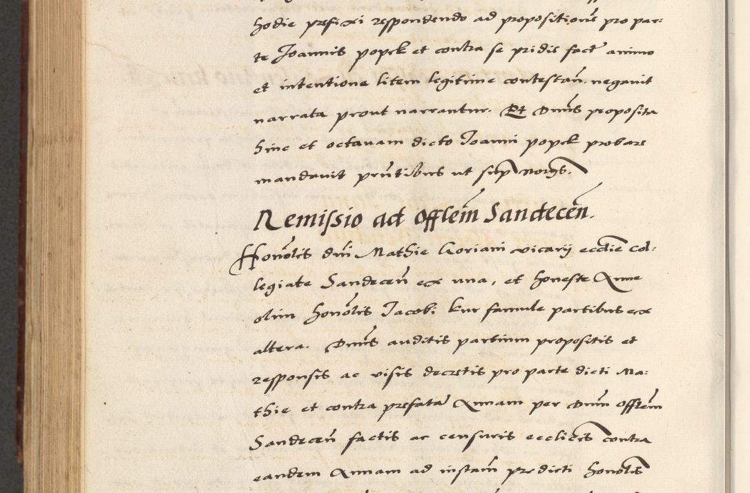 Zdjęcie nr 772 dla obiektu archiwalnego: [A]cta actorum causarum, sententiarum tam diffinitivarum quam interloquutoriarum, obligationum, constitutionum et contractuum coram reverendo patre domino Petro Porembski preposito Osvieczimensi, canonico et officiali generali Cracoviensi de anno Domini millesimo quingentesimo quinguagesimo primo, cuius indictio est nona, pontificatus sanctissimi in Christo patris et domini nostri domini Juliii divina providencia pape tercii, anno secundo, a die et mense infrascriptis feliciter continiantur