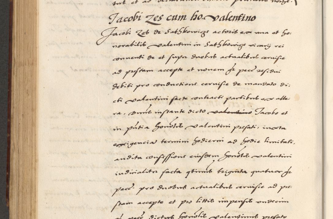 Zdjęcie nr 764 dla obiektu archiwalnego: [A]cta actorum causarum, sententiarum tam diffinitivarum quam interloquutoriarum, obligationum, constitutionum et contractuum coram reverendo patre domino Petro Porembski preposito Osvieczimensi, canonico et officiali generali Cracoviensi de anno Domini millesimo quingentesimo quinguagesimo primo, cuius indictio est nona, pontificatus sanctissimi in Christo patris et domini nostri domini Juliii divina providencia pape tercii, anno secundo, a die et mense infrascriptis feliciter continiantur