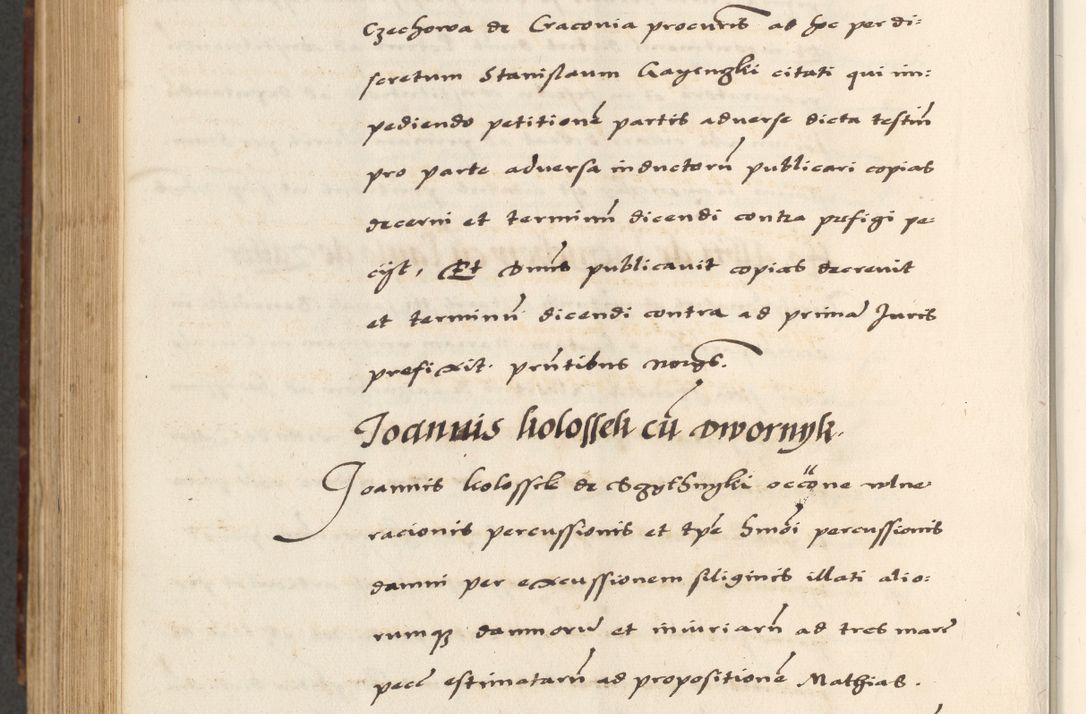 Zdjęcie nr 758 dla obiektu archiwalnego: [A]cta actorum causarum, sententiarum tam diffinitivarum quam interloquutoriarum, obligationum, constitutionum et contractuum coram reverendo patre domino Petro Porembski preposito Osvieczimensi, canonico et officiali generali Cracoviensi de anno Domini millesimo quingentesimo quinguagesimo primo, cuius indictio est nona, pontificatus sanctissimi in Christo patris et domini nostri domini Juliii divina providencia pape tercii, anno secundo, a die et mense infrascriptis feliciter continiantur