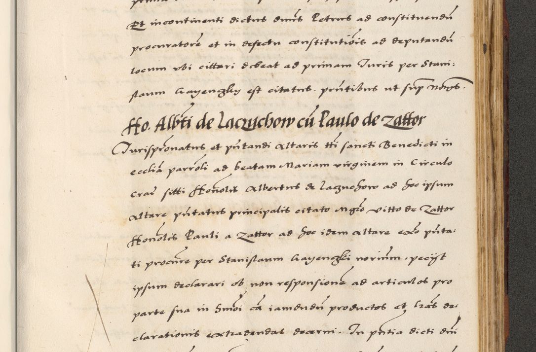 Zdjęcie nr 757 dla obiektu archiwalnego: [A]cta actorum causarum, sententiarum tam diffinitivarum quam interloquutoriarum, obligationum, constitutionum et contractuum coram reverendo patre domino Petro Porembski preposito Osvieczimensi, canonico et officiali generali Cracoviensi de anno Domini millesimo quingentesimo quinguagesimo primo, cuius indictio est nona, pontificatus sanctissimi in Christo patris et domini nostri domini Juliii divina providencia pape tercii, anno secundo, a die et mense infrascriptis feliciter continiantur