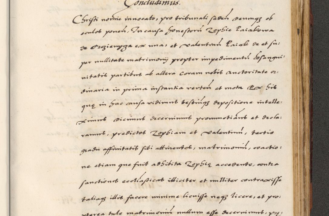 Zdjęcie nr 753 dla obiektu archiwalnego: [A]cta actorum causarum, sententiarum tam diffinitivarum quam interloquutoriarum, obligationum, constitutionum et contractuum coram reverendo patre domino Petro Porembski preposito Osvieczimensi, canonico et officiali generali Cracoviensi de anno Domini millesimo quingentesimo quinguagesimo primo, cuius indictio est nona, pontificatus sanctissimi in Christo patris et domini nostri domini Juliii divina providencia pape tercii, anno secundo, a die et mense infrascriptis feliciter continiantur