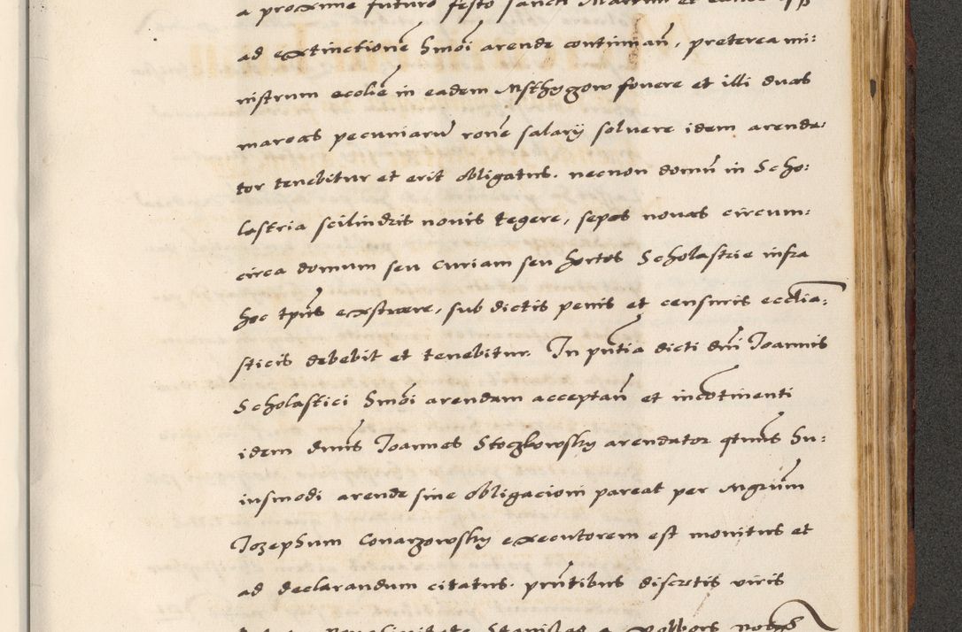 Zdjęcie nr 749 dla obiektu archiwalnego: [A]cta actorum causarum, sententiarum tam diffinitivarum quam interloquutoriarum, obligationum, constitutionum et contractuum coram reverendo patre domino Petro Porembski preposito Osvieczimensi, canonico et officiali generali Cracoviensi de anno Domini millesimo quingentesimo quinguagesimo primo, cuius indictio est nona, pontificatus sanctissimi in Christo patris et domini nostri domini Juliii divina providencia pape tercii, anno secundo, a die et mense infrascriptis feliciter continiantur