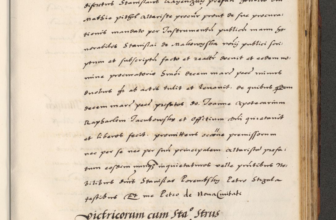 Zdjęcie nr 745 dla obiektu archiwalnego: [A]cta actorum causarum, sententiarum tam diffinitivarum quam interloquutoriarum, obligationum, constitutionum et contractuum coram reverendo patre domino Petro Porembski preposito Osvieczimensi, canonico et officiali generali Cracoviensi de anno Domini millesimo quingentesimo quinguagesimo primo, cuius indictio est nona, pontificatus sanctissimi in Christo patris et domini nostri domini Juliii divina providencia pape tercii, anno secundo, a die et mense infrascriptis feliciter continiantur