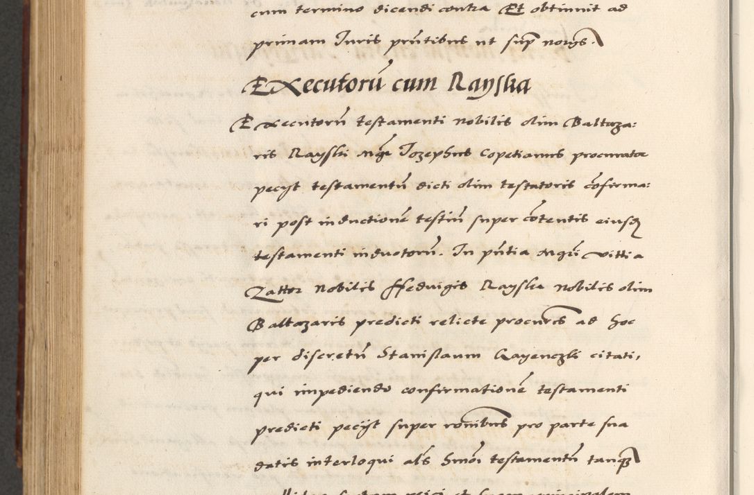 Zdjęcie nr 740 dla obiektu archiwalnego: [A]cta actorum causarum, sententiarum tam diffinitivarum quam interloquutoriarum, obligationum, constitutionum et contractuum coram reverendo patre domino Petro Porembski preposito Osvieczimensi, canonico et officiali generali Cracoviensi de anno Domini millesimo quingentesimo quinguagesimo primo, cuius indictio est nona, pontificatus sanctissimi in Christo patris et domini nostri domini Juliii divina providencia pape tercii, anno secundo, a die et mense infrascriptis feliciter continiantur
