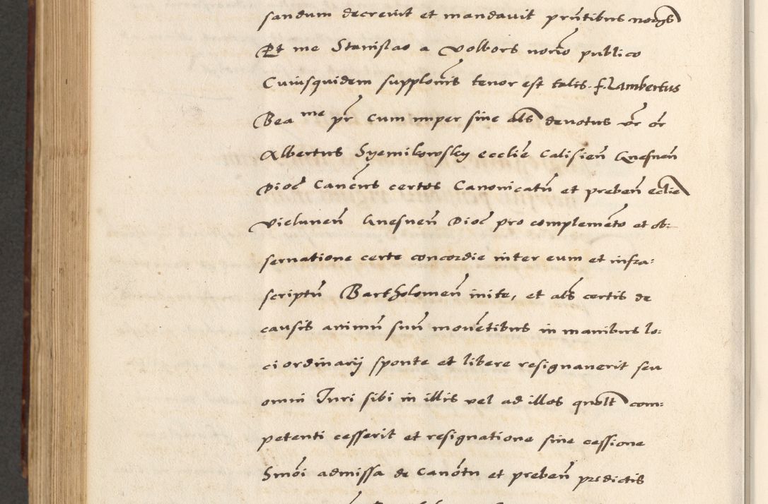 Zdjęcie nr 736 dla obiektu archiwalnego: [A]cta actorum causarum, sententiarum tam diffinitivarum quam interloquutoriarum, obligationum, constitutionum et contractuum coram reverendo patre domino Petro Porembski preposito Osvieczimensi, canonico et officiali generali Cracoviensi de anno Domini millesimo quingentesimo quinguagesimo primo, cuius indictio est nona, pontificatus sanctissimi in Christo patris et domini nostri domini Juliii divina providencia pape tercii, anno secundo, a die et mense infrascriptis feliciter continiantur