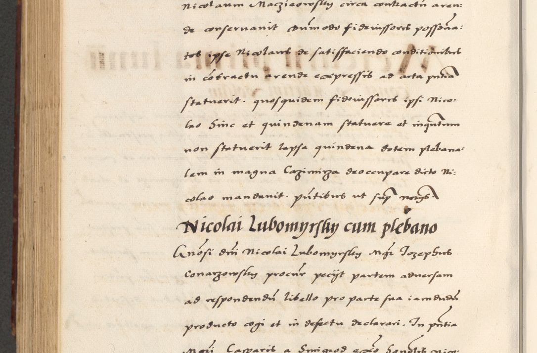 Zdjęcie nr 730 dla obiektu archiwalnego: [A]cta actorum causarum, sententiarum tam diffinitivarum quam interloquutoriarum, obligationum, constitutionum et contractuum coram reverendo patre domino Petro Porembski preposito Osvieczimensi, canonico et officiali generali Cracoviensi de anno Domini millesimo quingentesimo quinguagesimo primo, cuius indictio est nona, pontificatus sanctissimi in Christo patris et domini nostri domini Juliii divina providencia pape tercii, anno secundo, a die et mense infrascriptis feliciter continiantur