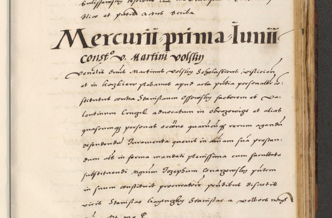 Zdjęcie nr 729 dla obiektu archiwalnego: [A]cta actorum causarum, sententiarum tam diffinitivarum quam interloquutoriarum, obligationum, constitutionum et contractuum coram reverendo patre domino Petro Porembski preposito Osvieczimensi, canonico et officiali generali Cracoviensi de anno Domini millesimo quingentesimo quinguagesimo primo, cuius indictio est nona, pontificatus sanctissimi in Christo patris et domini nostri domini Juliii divina providencia pape tercii, anno secundo, a die et mense infrascriptis feliciter continiantur