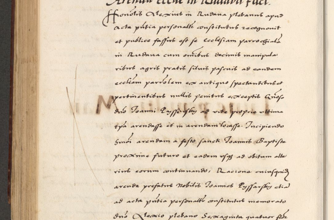 Zdjęcie nr 722 dla obiektu archiwalnego: [A]cta actorum causarum, sententiarum tam diffinitivarum quam interloquutoriarum, obligationum, constitutionum et contractuum coram reverendo patre domino Petro Porembski preposito Osvieczimensi, canonico et officiali generali Cracoviensi de anno Domini millesimo quingentesimo quinguagesimo primo, cuius indictio est nona, pontificatus sanctissimi in Christo patris et domini nostri domini Juliii divina providencia pape tercii, anno secundo, a die et mense infrascriptis feliciter continiantur