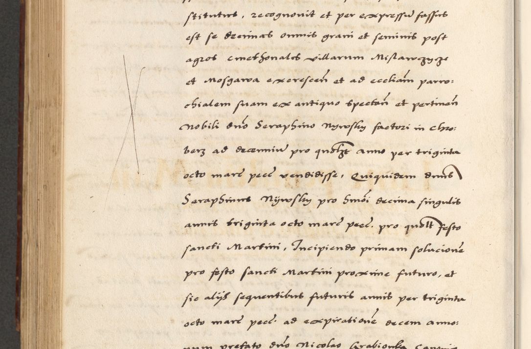 Zdjęcie nr 720 dla obiektu archiwalnego: [A]cta actorum causarum, sententiarum tam diffinitivarum quam interloquutoriarum, obligationum, constitutionum et contractuum coram reverendo patre domino Petro Porembski preposito Osvieczimensi, canonico et officiali generali Cracoviensi de anno Domini millesimo quingentesimo quinguagesimo primo, cuius indictio est nona, pontificatus sanctissimi in Christo patris et domini nostri domini Juliii divina providencia pape tercii, anno secundo, a die et mense infrascriptis feliciter continiantur