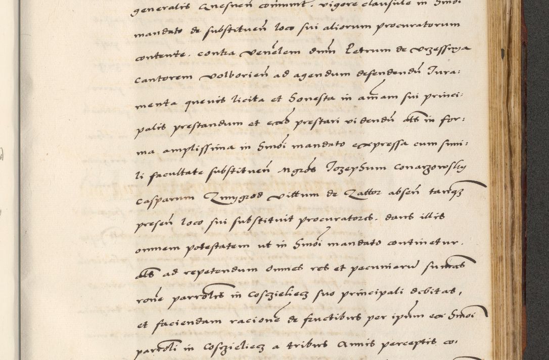 Zdjęcie nr 719 dla obiektu archiwalnego: [A]cta actorum causarum, sententiarum tam diffinitivarum quam interloquutoriarum, obligationum, constitutionum et contractuum coram reverendo patre domino Petro Porembski preposito Osvieczimensi, canonico et officiali generali Cracoviensi de anno Domini millesimo quingentesimo quinguagesimo primo, cuius indictio est nona, pontificatus sanctissimi in Christo patris et domini nostri domini Juliii divina providencia pape tercii, anno secundo, a die et mense infrascriptis feliciter continiantur
