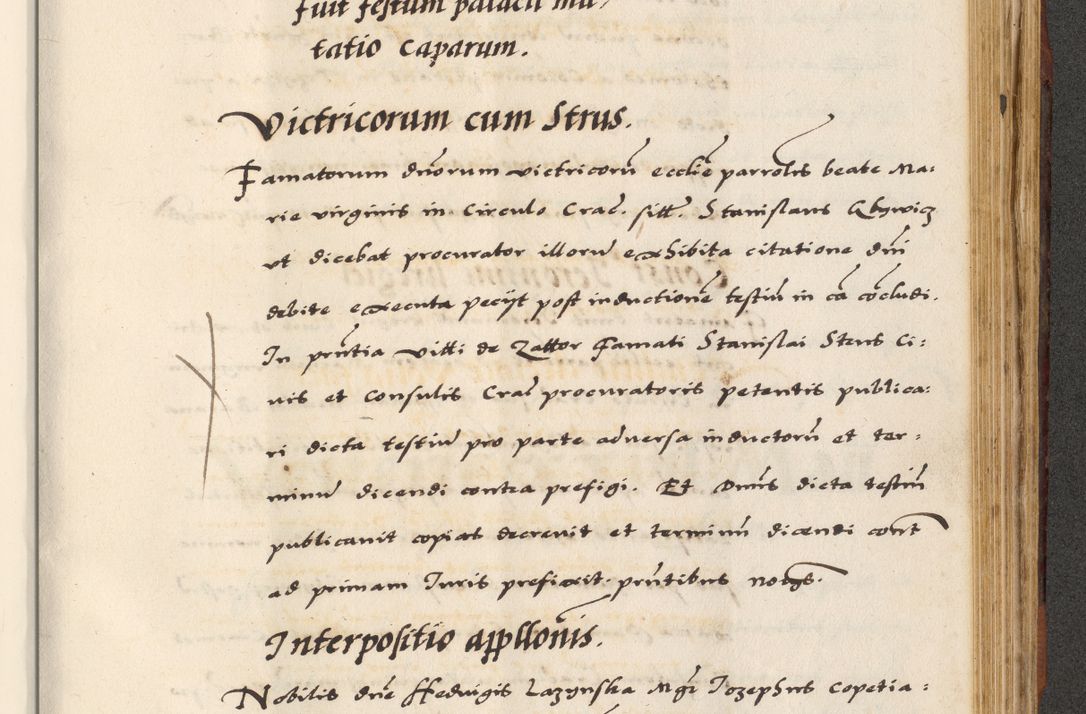 Zdjęcie nr 711 dla obiektu archiwalnego: [A]cta actorum causarum, sententiarum tam diffinitivarum quam interloquutoriarum, obligationum, constitutionum et contractuum coram reverendo patre domino Petro Porembski preposito Osvieczimensi, canonico et officiali generali Cracoviensi de anno Domini millesimo quingentesimo quinguagesimo primo, cuius indictio est nona, pontificatus sanctissimi in Christo patris et domini nostri domini Juliii divina providencia pape tercii, anno secundo, a die et mense infrascriptis feliciter continiantur
