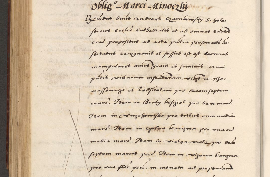 Zdjęcie nr 708 dla obiektu archiwalnego: [A]cta actorum causarum, sententiarum tam diffinitivarum quam interloquutoriarum, obligationum, constitutionum et contractuum coram reverendo patre domino Petro Porembski preposito Osvieczimensi, canonico et officiali generali Cracoviensi de anno Domini millesimo quingentesimo quinguagesimo primo, cuius indictio est nona, pontificatus sanctissimi in Christo patris et domini nostri domini Juliii divina providencia pape tercii, anno secundo, a die et mense infrascriptis feliciter continiantur