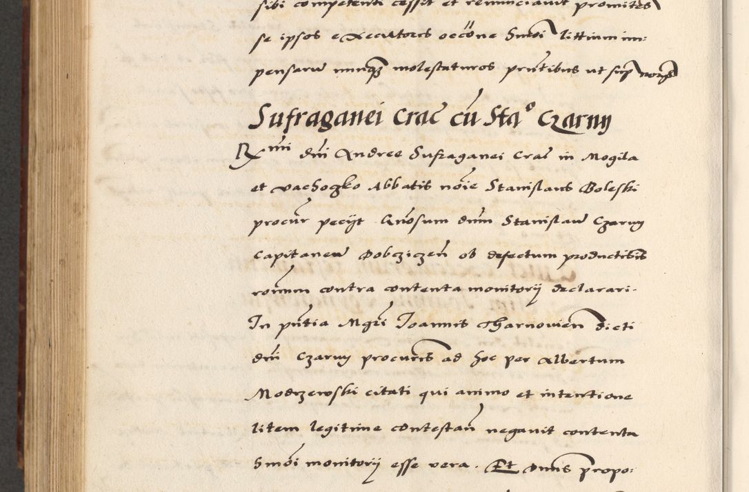 Zdjęcie nr 706 dla obiektu archiwalnego: [A]cta actorum causarum, sententiarum tam diffinitivarum quam interloquutoriarum, obligationum, constitutionum et contractuum coram reverendo patre domino Petro Porembski preposito Osvieczimensi, canonico et officiali generali Cracoviensi de anno Domini millesimo quingentesimo quinguagesimo primo, cuius indictio est nona, pontificatus sanctissimi in Christo patris et domini nostri domini Juliii divina providencia pape tercii, anno secundo, a die et mense infrascriptis feliciter continiantur