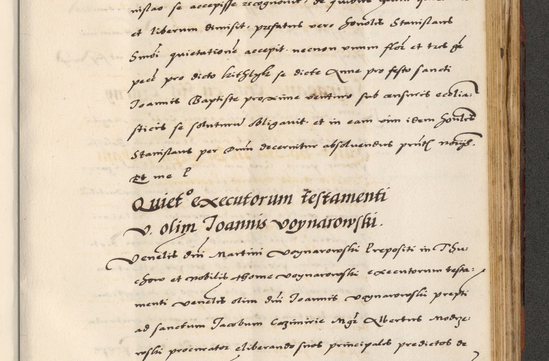 Zdjęcie nr 705 dla obiektu archiwalnego: [A]cta actorum causarum, sententiarum tam diffinitivarum quam interloquutoriarum, obligationum, constitutionum et contractuum coram reverendo patre domino Petro Porembski preposito Osvieczimensi, canonico et officiali generali Cracoviensi de anno Domini millesimo quingentesimo quinguagesimo primo, cuius indictio est nona, pontificatus sanctissimi in Christo patris et domini nostri domini Juliii divina providencia pape tercii, anno secundo, a die et mense infrascriptis feliciter continiantur