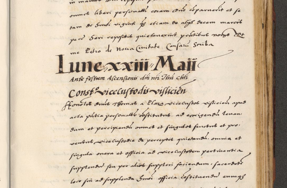Zdjęcie nr 701 dla obiektu archiwalnego: [A]cta actorum causarum, sententiarum tam diffinitivarum quam interloquutoriarum, obligationum, constitutionum et contractuum coram reverendo patre domino Petro Porembski preposito Osvieczimensi, canonico et officiali generali Cracoviensi de anno Domini millesimo quingentesimo quinguagesimo primo, cuius indictio est nona, pontificatus sanctissimi in Christo patris et domini nostri domini Juliii divina providencia pape tercii, anno secundo, a die et mense infrascriptis feliciter continiantur