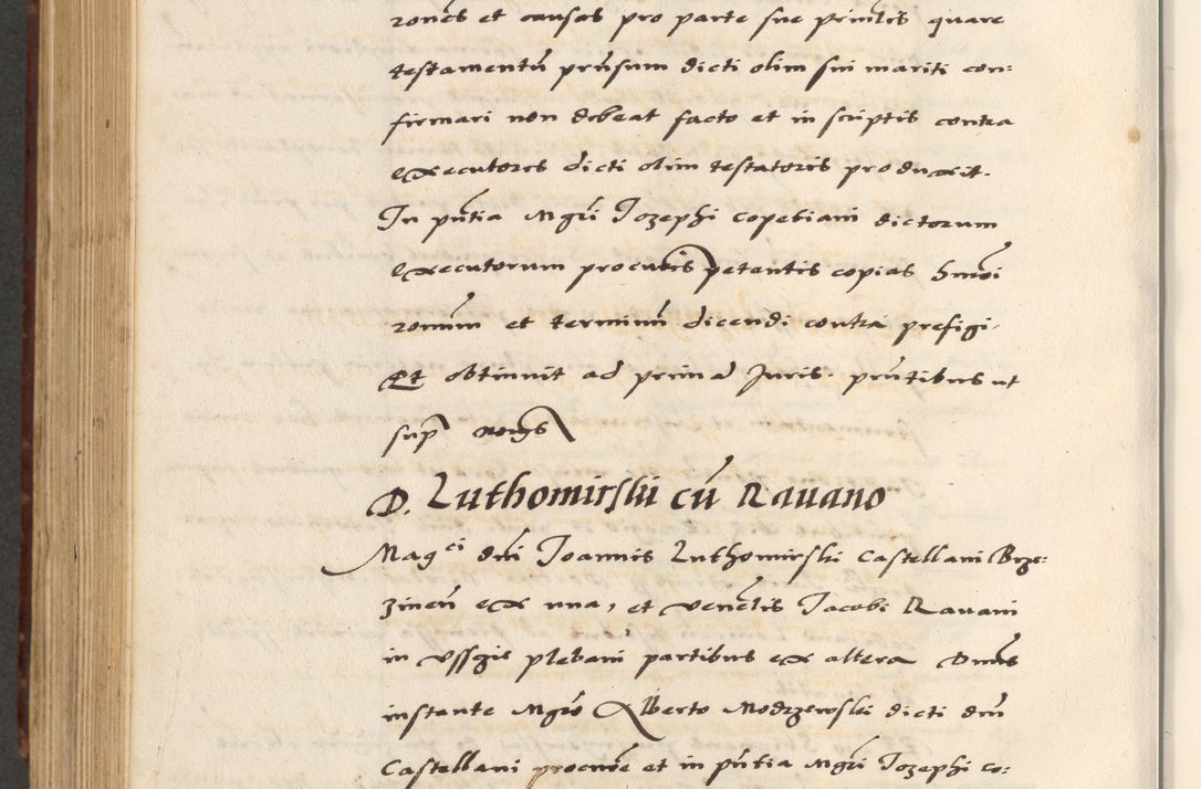 Zdjęcie nr 688 dla obiektu archiwalnego: [A]cta actorum causarum, sententiarum tam diffinitivarum quam interloquutoriarum, obligationum, constitutionum et contractuum coram reverendo patre domino Petro Porembski preposito Osvieczimensi, canonico et officiali generali Cracoviensi de anno Domini millesimo quingentesimo quinguagesimo primo, cuius indictio est nona, pontificatus sanctissimi in Christo patris et domini nostri domini Juliii divina providencia pape tercii, anno secundo, a die et mense infrascriptis feliciter continiantur