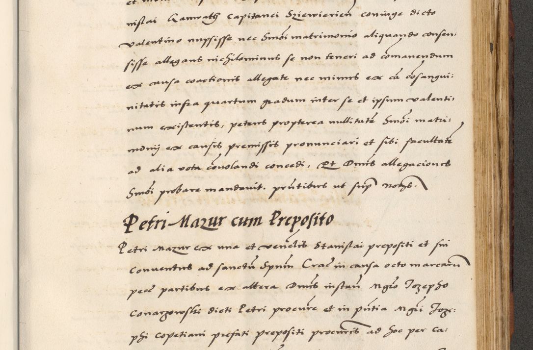 Zdjęcie nr 681 dla obiektu archiwalnego: [A]cta actorum causarum, sententiarum tam diffinitivarum quam interloquutoriarum, obligationum, constitutionum et contractuum coram reverendo patre domino Petro Porembski preposito Osvieczimensi, canonico et officiali generali Cracoviensi de anno Domini millesimo quingentesimo quinguagesimo primo, cuius indictio est nona, pontificatus sanctissimi in Christo patris et domini nostri domini Juliii divina providencia pape tercii, anno secundo, a die et mense infrascriptis feliciter continiantur