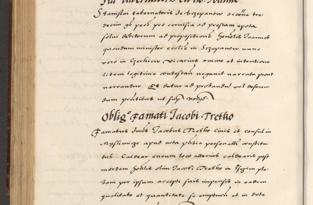 Zdjęcie nr 680 dla obiektu archiwalnego: [A]cta actorum causarum, sententiarum tam diffinitivarum quam interloquutoriarum, obligationum, constitutionum et contractuum coram reverendo patre domino Petro Porembski preposito Osvieczimensi, canonico et officiali generali Cracoviensi de anno Domini millesimo quingentesimo quinguagesimo primo, cuius indictio est nona, pontificatus sanctissimi in Christo patris et domini nostri domini Juliii divina providencia pape tercii, anno secundo, a die et mense infrascriptis feliciter continiantur