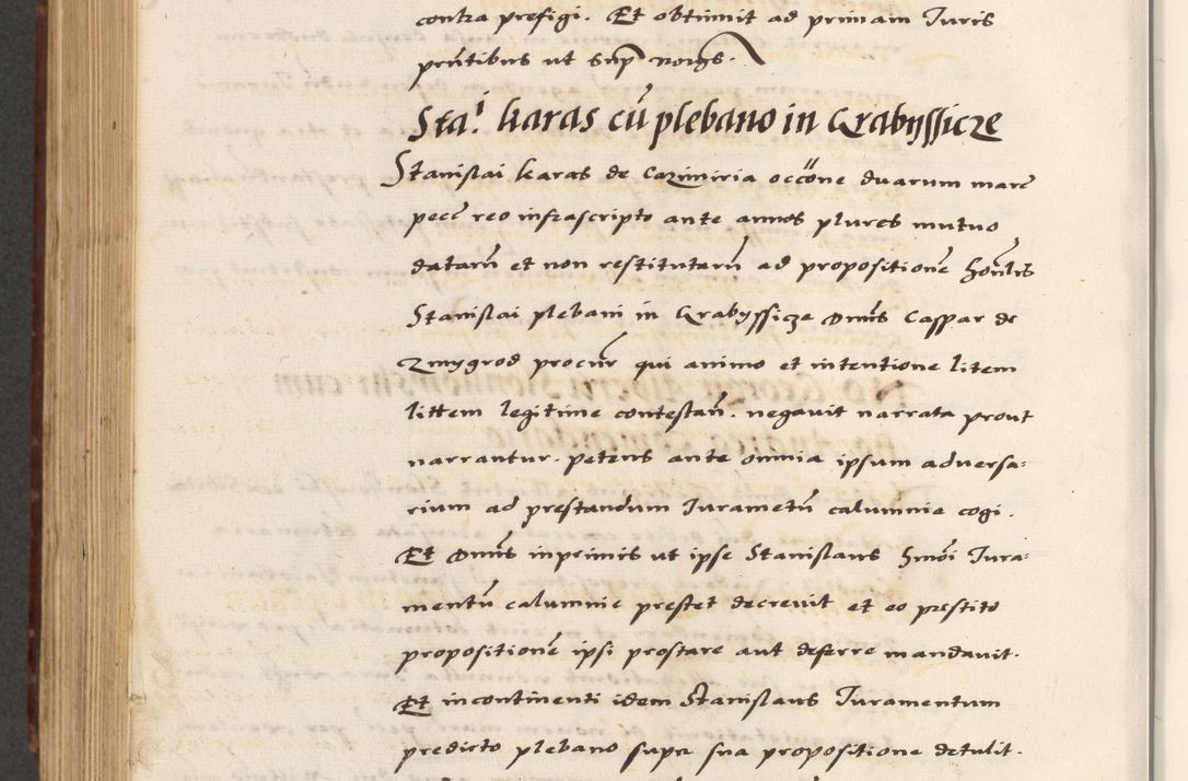 Zdjęcie nr 678 dla obiektu archiwalnego: [A]cta actorum causarum, sententiarum tam diffinitivarum quam interloquutoriarum, obligationum, constitutionum et contractuum coram reverendo patre domino Petro Porembski preposito Osvieczimensi, canonico et officiali generali Cracoviensi de anno Domini millesimo quingentesimo quinguagesimo primo, cuius indictio est nona, pontificatus sanctissimi in Christo patris et domini nostri domini Juliii divina providencia pape tercii, anno secundo, a die et mense infrascriptis feliciter continiantur