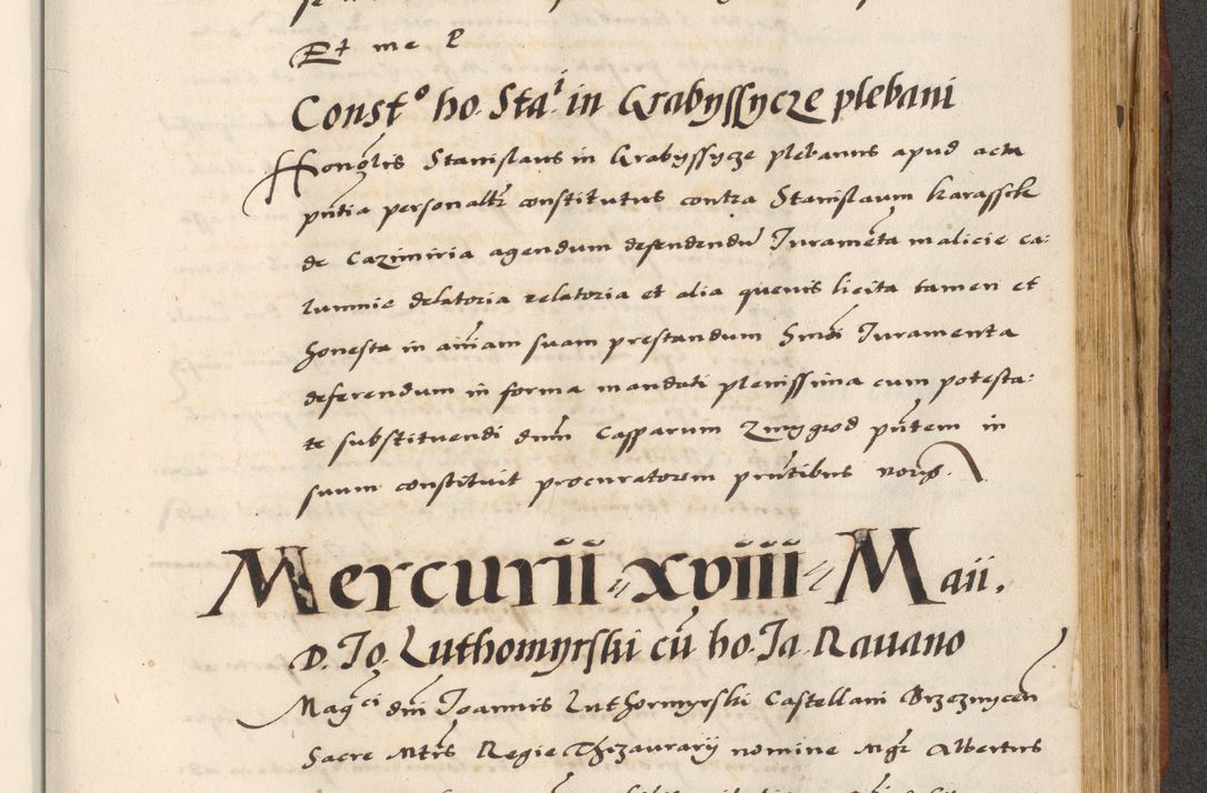 Zdjęcie nr 675 dla obiektu archiwalnego: [A]cta actorum causarum, sententiarum tam diffinitivarum quam interloquutoriarum, obligationum, constitutionum et contractuum coram reverendo patre domino Petro Porembski preposito Osvieczimensi, canonico et officiali generali Cracoviensi de anno Domini millesimo quingentesimo quinguagesimo primo, cuius indictio est nona, pontificatus sanctissimi in Christo patris et domini nostri domini Juliii divina providencia pape tercii, anno secundo, a die et mense infrascriptis feliciter continiantur
