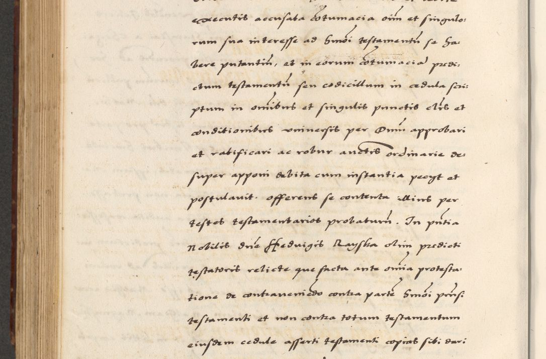 Zdjęcie nr 672 dla obiektu archiwalnego: [A]cta actorum causarum, sententiarum tam diffinitivarum quam interloquutoriarum, obligationum, constitutionum et contractuum coram reverendo patre domino Petro Porembski preposito Osvieczimensi, canonico et officiali generali Cracoviensi de anno Domini millesimo quingentesimo quinguagesimo primo, cuius indictio est nona, pontificatus sanctissimi in Christo patris et domini nostri domini Juliii divina providencia pape tercii, anno secundo, a die et mense infrascriptis feliciter continiantur