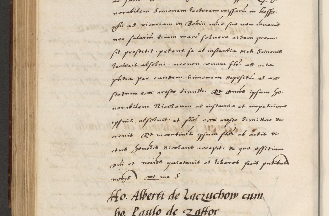 Zdjęcie nr 662 dla obiektu archiwalnego: [A]cta actorum causarum, sententiarum tam diffinitivarum quam interloquutoriarum, obligationum, constitutionum et contractuum coram reverendo patre domino Petro Porembski preposito Osvieczimensi, canonico et officiali generali Cracoviensi de anno Domini millesimo quingentesimo quinguagesimo primo, cuius indictio est nona, pontificatus sanctissimi in Christo patris et domini nostri domini Juliii divina providencia pape tercii, anno secundo, a die et mense infrascriptis feliciter continiantur