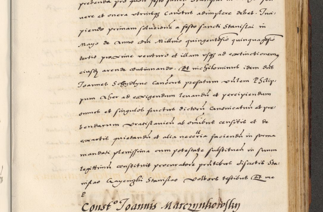 Zdjęcie nr 665 dla obiektu archiwalnego: [A]cta actorum causarum, sententiarum tam diffinitivarum quam interloquutoriarum, obligationum, constitutionum et contractuum coram reverendo patre domino Petro Porembski preposito Osvieczimensi, canonico et officiali generali Cracoviensi de anno Domini millesimo quingentesimo quinguagesimo primo, cuius indictio est nona, pontificatus sanctissimi in Christo patris et domini nostri domini Juliii divina providencia pape tercii, anno secundo, a die et mense infrascriptis feliciter continiantur