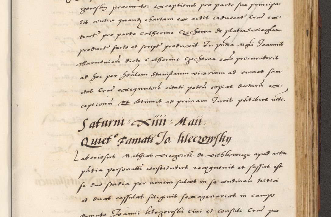 Zdjęcie nr 663 dla obiektu archiwalnego: [A]cta actorum causarum, sententiarum tam diffinitivarum quam interloquutoriarum, obligationum, constitutionum et contractuum coram reverendo patre domino Petro Porembski preposito Osvieczimensi, canonico et officiali generali Cracoviensi de anno Domini millesimo quingentesimo quinguagesimo primo, cuius indictio est nona, pontificatus sanctissimi in Christo patris et domini nostri domini Juliii divina providencia pape tercii, anno secundo, a die et mense infrascriptis feliciter continiantur