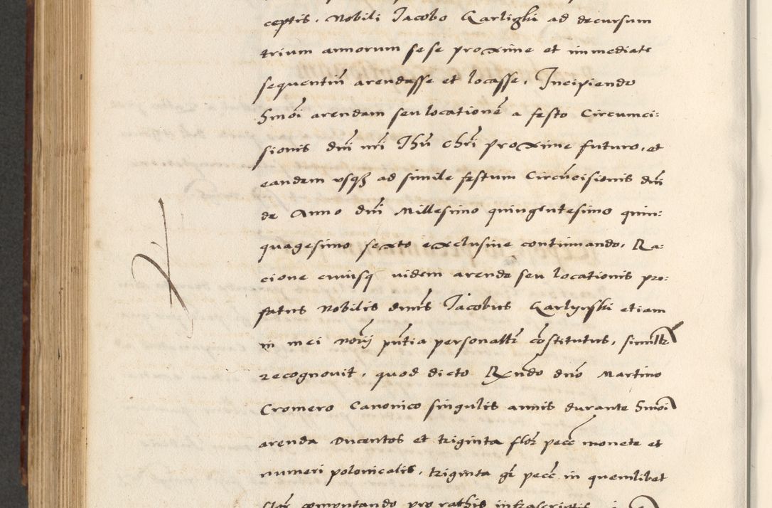 Zdjęcie nr 654 dla obiektu archiwalnego: [A]cta actorum causarum, sententiarum tam diffinitivarum quam interloquutoriarum, obligationum, constitutionum et contractuum coram reverendo patre domino Petro Porembski preposito Osvieczimensi, canonico et officiali generali Cracoviensi de anno Domini millesimo quingentesimo quinguagesimo primo, cuius indictio est nona, pontificatus sanctissimi in Christo patris et domini nostri domini Juliii divina providencia pape tercii, anno secundo, a die et mense infrascriptis feliciter continiantur