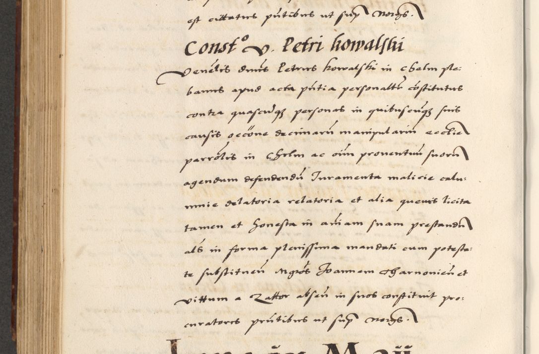 Zdjęcie nr 638 dla obiektu archiwalnego: [A]cta actorum causarum, sententiarum tam diffinitivarum quam interloquutoriarum, obligationum, constitutionum et contractuum coram reverendo patre domino Petro Porembski preposito Osvieczimensi, canonico et officiali generali Cracoviensi de anno Domini millesimo quingentesimo quinguagesimo primo, cuius indictio est nona, pontificatus sanctissimi in Christo patris et domini nostri domini Juliii divina providencia pape tercii, anno secundo, a die et mense infrascriptis feliciter continiantur