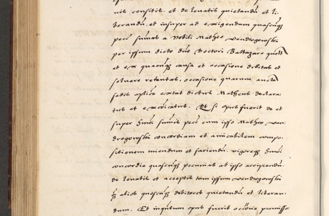 Zdjęcie nr 636 dla obiektu archiwalnego: [A]cta actorum causarum, sententiarum tam diffinitivarum quam interloquutoriarum, obligationum, constitutionum et contractuum coram reverendo patre domino Petro Porembski preposito Osvieczimensi, canonico et officiali generali Cracoviensi de anno Domini millesimo quingentesimo quinguagesimo primo, cuius indictio est nona, pontificatus sanctissimi in Christo patris et domini nostri domini Juliii divina providencia pape tercii, anno secundo, a die et mense infrascriptis feliciter continiantur
