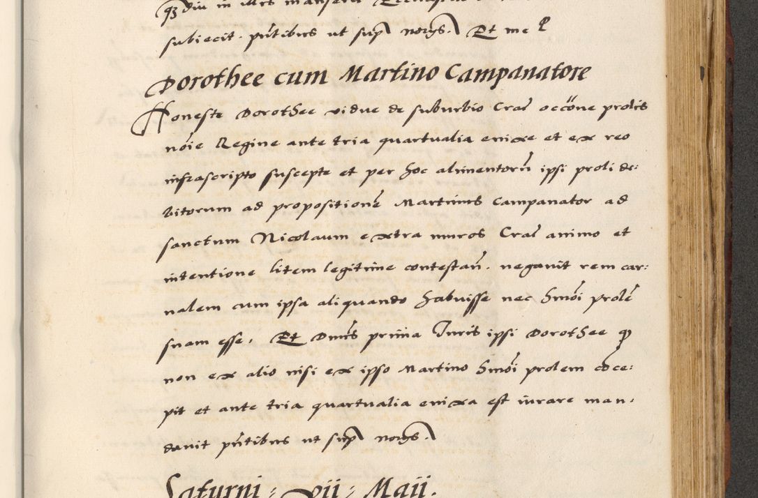 Zdjęcie nr 635 dla obiektu archiwalnego: [A]cta actorum causarum, sententiarum tam diffinitivarum quam interloquutoriarum, obligationum, constitutionum et contractuum coram reverendo patre domino Petro Porembski preposito Osvieczimensi, canonico et officiali generali Cracoviensi de anno Domini millesimo quingentesimo quinguagesimo primo, cuius indictio est nona, pontificatus sanctissimi in Christo patris et domini nostri domini Juliii divina providencia pape tercii, anno secundo, a die et mense infrascriptis feliciter continiantur