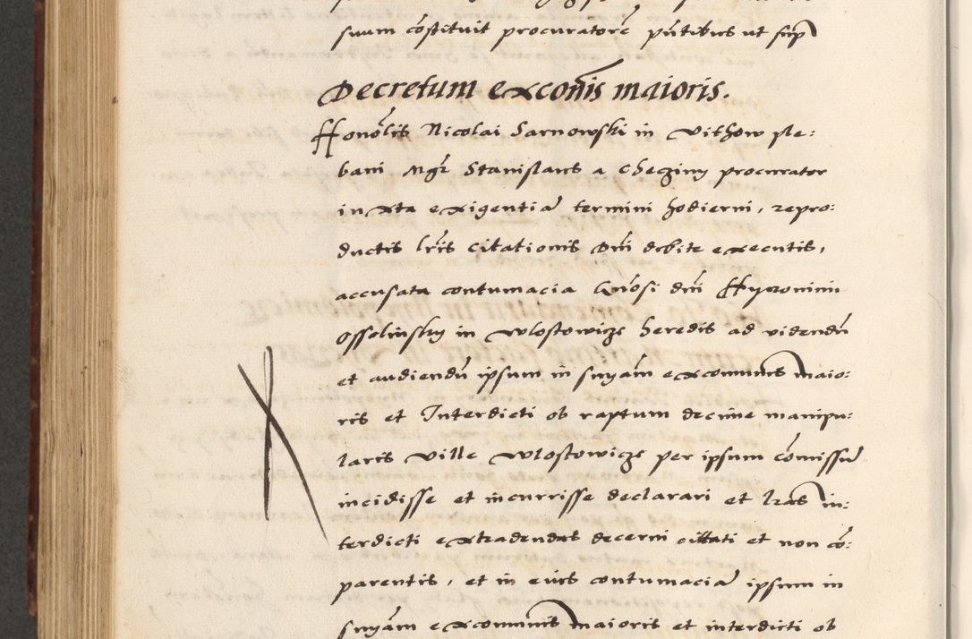 Zdjęcie nr 634 dla obiektu archiwalnego: [A]cta actorum causarum, sententiarum tam diffinitivarum quam interloquutoriarum, obligationum, constitutionum et contractuum coram reverendo patre domino Petro Porembski preposito Osvieczimensi, canonico et officiali generali Cracoviensi de anno Domini millesimo quingentesimo quinguagesimo primo, cuius indictio est nona, pontificatus sanctissimi in Christo patris et domini nostri domini Juliii divina providencia pape tercii, anno secundo, a die et mense infrascriptis feliciter continiantur