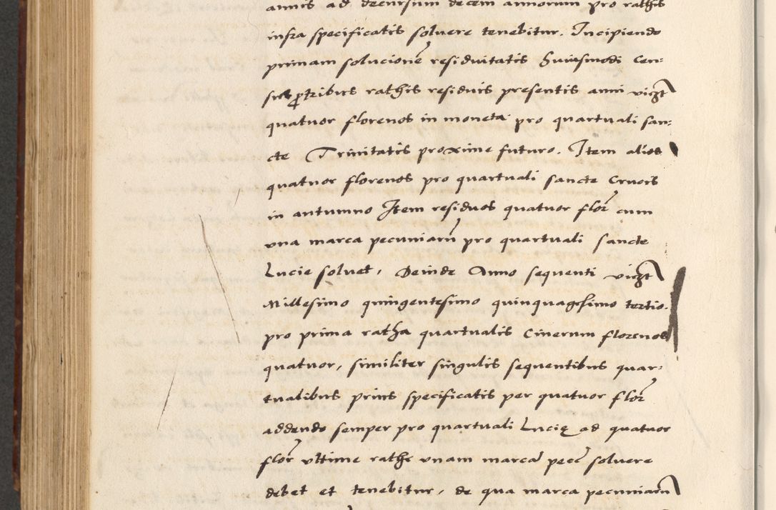 Zdjęcie nr 624 dla obiektu archiwalnego: [A]cta actorum causarum, sententiarum tam diffinitivarum quam interloquutoriarum, obligationum, constitutionum et contractuum coram reverendo patre domino Petro Porembski preposito Osvieczimensi, canonico et officiali generali Cracoviensi de anno Domini millesimo quingentesimo quinguagesimo primo, cuius indictio est nona, pontificatus sanctissimi in Christo patris et domini nostri domini Juliii divina providencia pape tercii, anno secundo, a die et mense infrascriptis feliciter continiantur