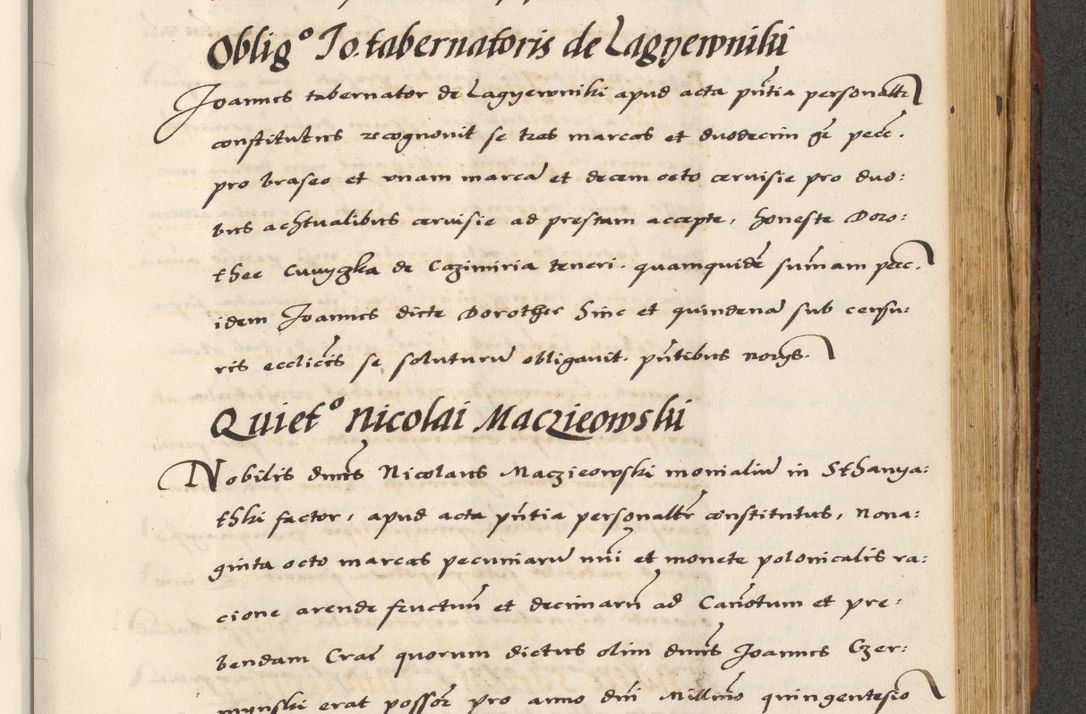 Zdjęcie nr 619 dla obiektu archiwalnego: [A]cta actorum causarum, sententiarum tam diffinitivarum quam interloquutoriarum, obligationum, constitutionum et contractuum coram reverendo patre domino Petro Porembski preposito Osvieczimensi, canonico et officiali generali Cracoviensi de anno Domini millesimo quingentesimo quinguagesimo primo, cuius indictio est nona, pontificatus sanctissimi in Christo patris et domini nostri domini Juliii divina providencia pape tercii, anno secundo, a die et mense infrascriptis feliciter continiantur