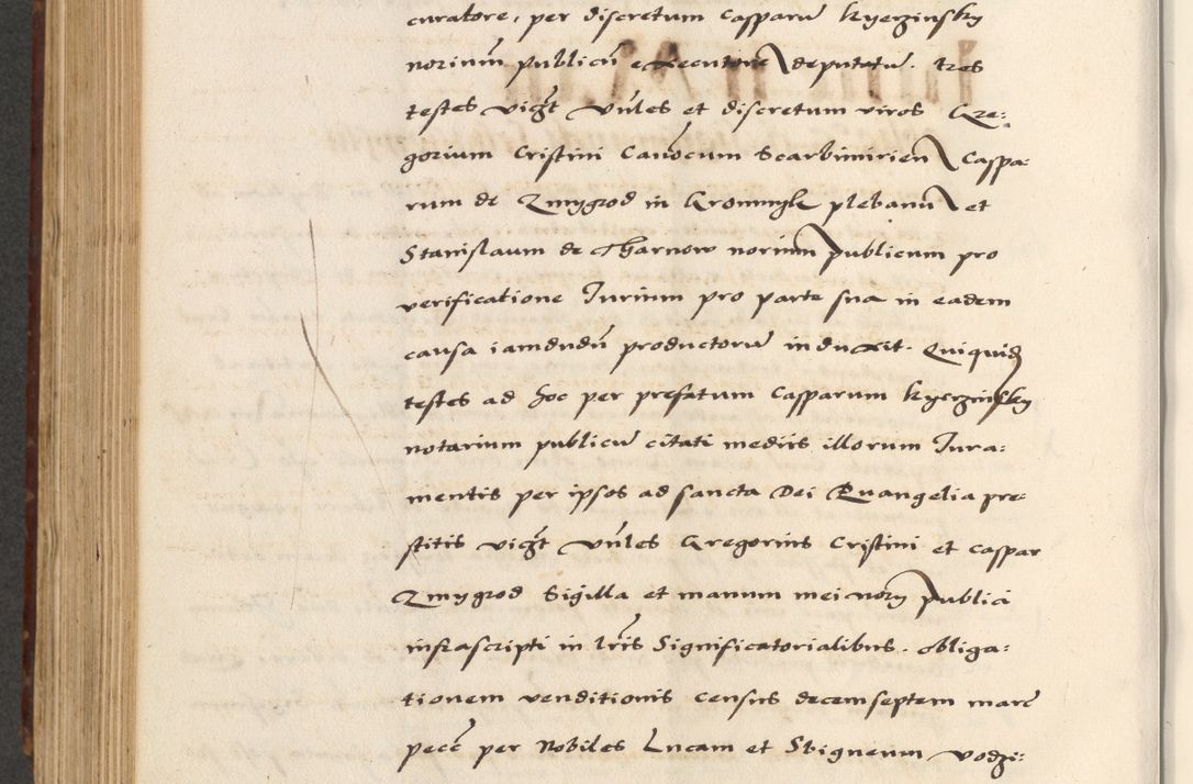 Zdjęcie nr 614 dla obiektu archiwalnego: [A]cta actorum causarum, sententiarum tam diffinitivarum quam interloquutoriarum, obligationum, constitutionum et contractuum coram reverendo patre domino Petro Porembski preposito Osvieczimensi, canonico et officiali generali Cracoviensi de anno Domini millesimo quingentesimo quinguagesimo primo, cuius indictio est nona, pontificatus sanctissimi in Christo patris et domini nostri domini Juliii divina providencia pape tercii, anno secundo, a die et mense infrascriptis feliciter continiantur
