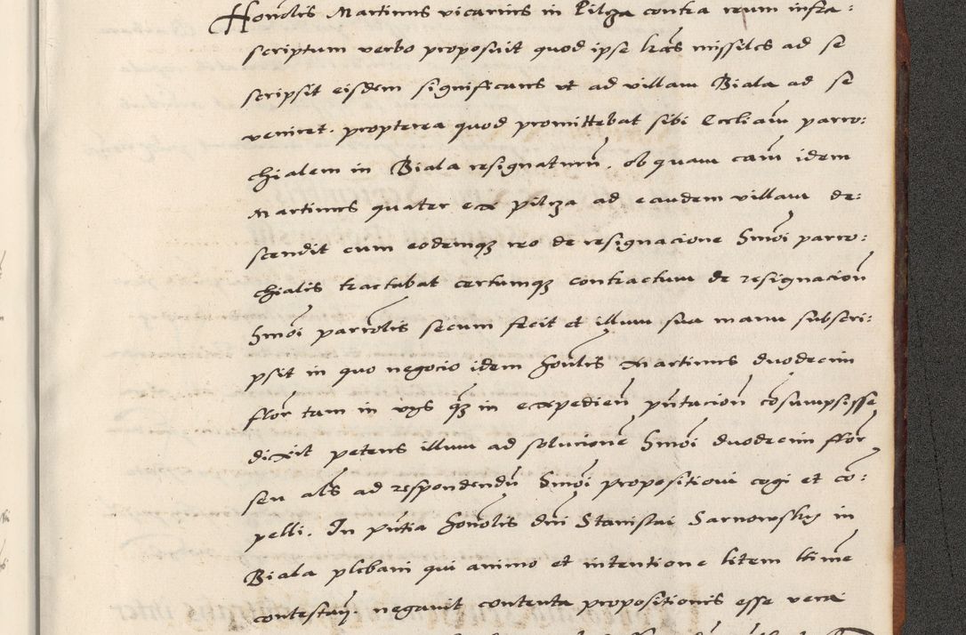 Zdjęcie nr 961 dla obiektu archiwalnego: [A]cta actorum causarum, sententiarum tam diffinitivarum quam interloquutoriarum, obligationum, constitutionum et contractuum coram reverendo patre domino Petro Porembski preposito Osvieczimensi, canonico et officiali generali Cracoviensi de anno Domini millesimo quingentesimo quinguagesimo primo, cuius indictio est nona, pontificatus sanctissimi in Christo patris et domini nostri domini Juliii divina providencia pape tercii, anno secundo, a die et mense infrascriptis feliciter continiantur