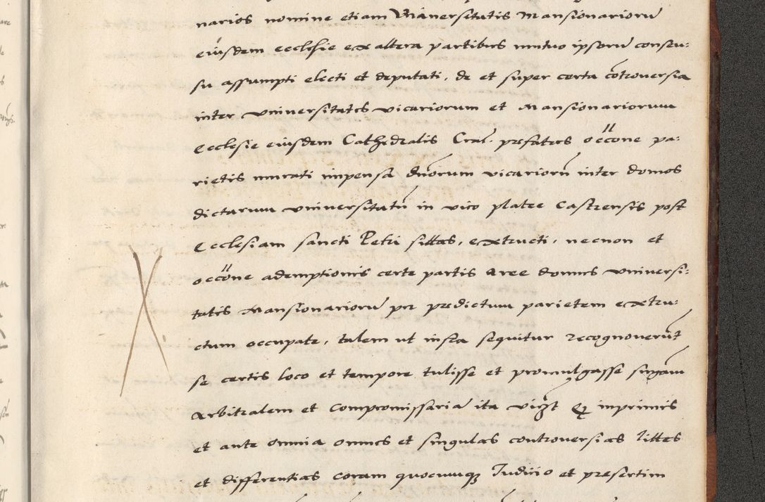 Zdjęcie nr 963 dla obiektu archiwalnego: [A]cta actorum causarum, sententiarum tam diffinitivarum quam interloquutoriarum, obligationum, constitutionum et contractuum coram reverendo patre domino Petro Porembski preposito Osvieczimensi, canonico et officiali generali Cracoviensi de anno Domini millesimo quingentesimo quinguagesimo primo, cuius indictio est nona, pontificatus sanctissimi in Christo patris et domini nostri domini Juliii divina providencia pape tercii, anno secundo, a die et mense infrascriptis feliciter continiantur