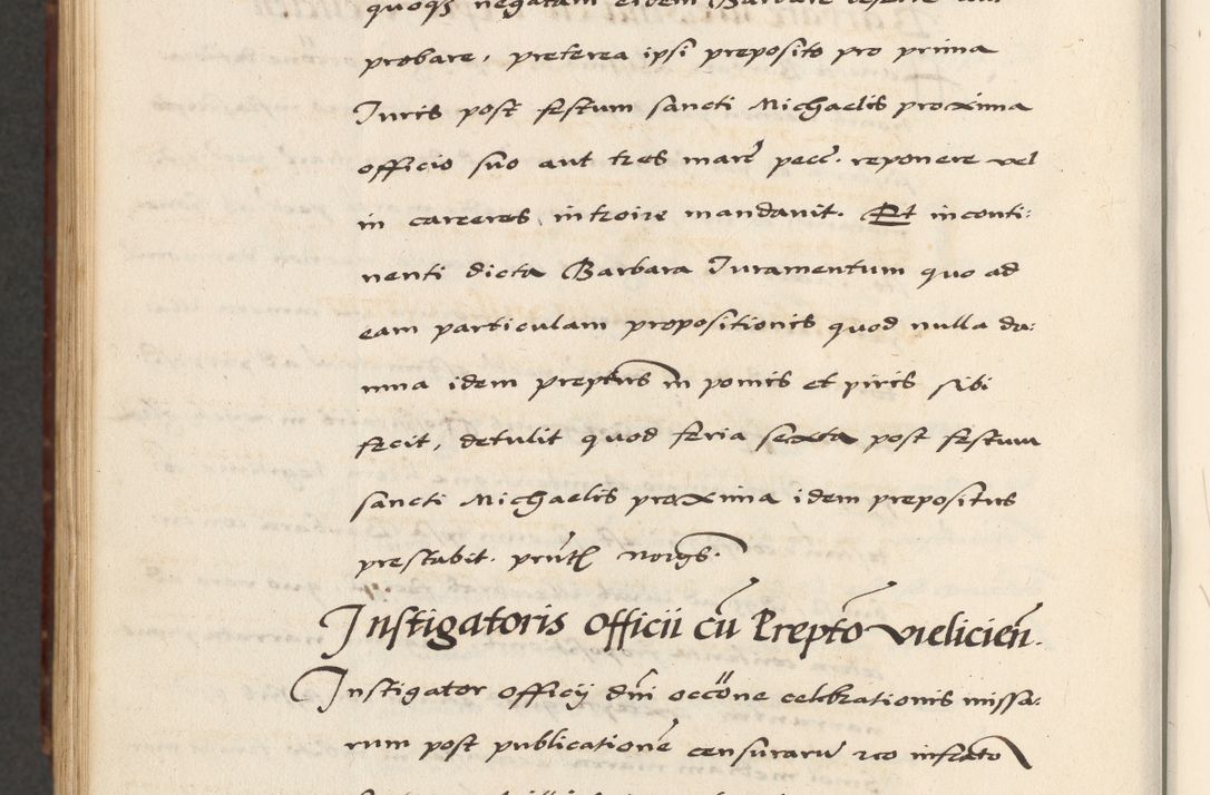 Zdjęcie nr 956 dla obiektu archiwalnego: [A]cta actorum causarum, sententiarum tam diffinitivarum quam interloquutoriarum, obligationum, constitutionum et contractuum coram reverendo patre domino Petro Porembski preposito Osvieczimensi, canonico et officiali generali Cracoviensi de anno Domini millesimo quingentesimo quinguagesimo primo, cuius indictio est nona, pontificatus sanctissimi in Christo patris et domini nostri domini Juliii divina providencia pape tercii, anno secundo, a die et mense infrascriptis feliciter continiantur
