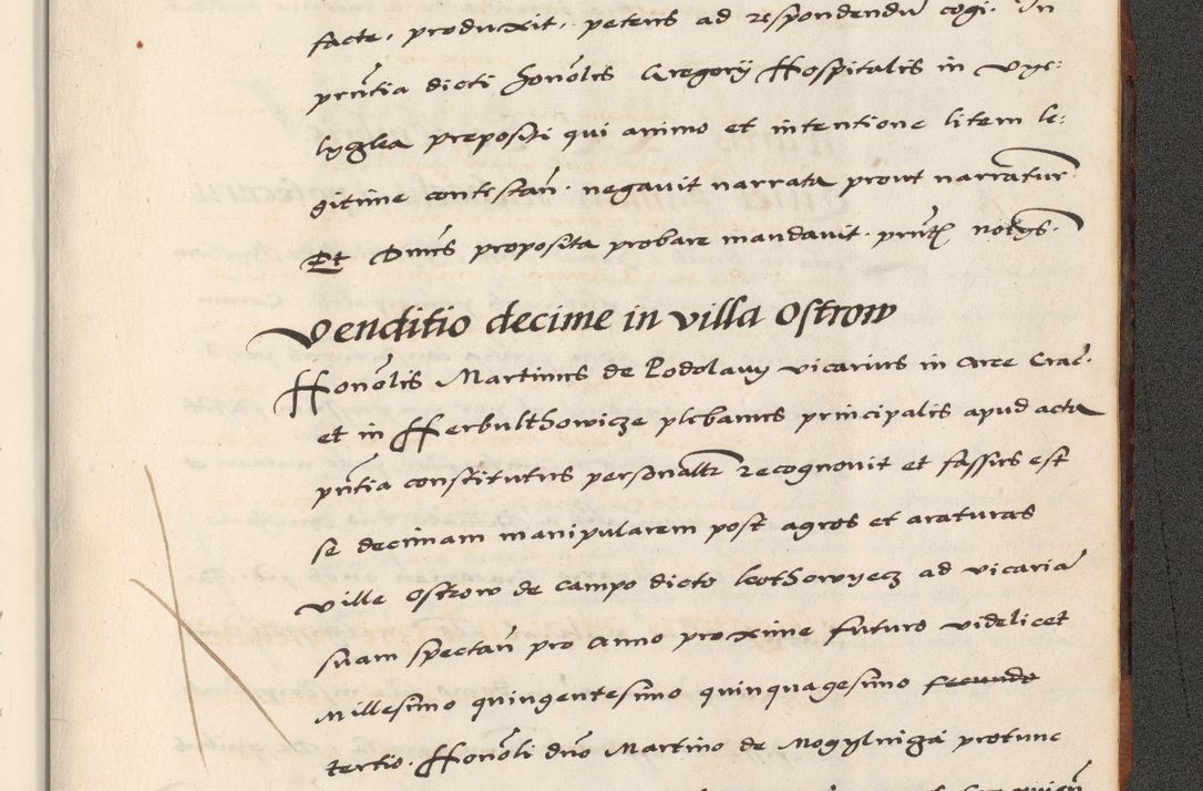 Zdjęcie nr 957 dla obiektu archiwalnego: [A]cta actorum causarum, sententiarum tam diffinitivarum quam interloquutoriarum, obligationum, constitutionum et contractuum coram reverendo patre domino Petro Porembski preposito Osvieczimensi, canonico et officiali generali Cracoviensi de anno Domini millesimo quingentesimo quinguagesimo primo, cuius indictio est nona, pontificatus sanctissimi in Christo patris et domini nostri domini Juliii divina providencia pape tercii, anno secundo, a die et mense infrascriptis feliciter continiantur