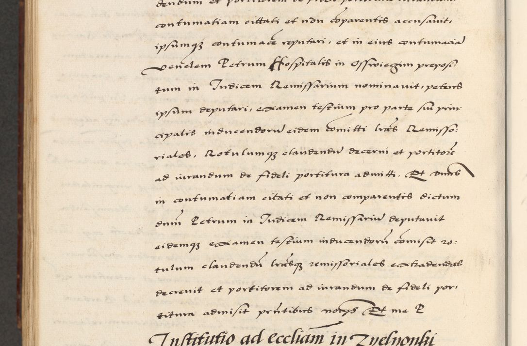 Zdjęcie nr 950 dla obiektu archiwalnego: [A]cta actorum causarum, sententiarum tam diffinitivarum quam interloquutoriarum, obligationum, constitutionum et contractuum coram reverendo patre domino Petro Porembski preposito Osvieczimensi, canonico et officiali generali Cracoviensi de anno Domini millesimo quingentesimo quinguagesimo primo, cuius indictio est nona, pontificatus sanctissimi in Christo patris et domini nostri domini Juliii divina providencia pape tercii, anno secundo, a die et mense infrascriptis feliciter continiantur