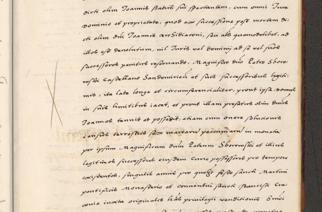 Zdjęcie nr 947 dla obiektu archiwalnego: [A]cta actorum causarum, sententiarum tam diffinitivarum quam interloquutoriarum, obligationum, constitutionum et contractuum coram reverendo patre domino Petro Porembski preposito Osvieczimensi, canonico et officiali generali Cracoviensi de anno Domini millesimo quingentesimo quinguagesimo primo, cuius indictio est nona, pontificatus sanctissimi in Christo patris et domini nostri domini Juliii divina providencia pape tercii, anno secundo, a die et mense infrascriptis feliciter continiantur