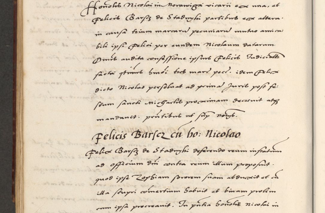 Zdjęcie nr 934 dla obiektu archiwalnego: [A]cta actorum causarum, sententiarum tam diffinitivarum quam interloquutoriarum, obligationum, constitutionum et contractuum coram reverendo patre domino Petro Porembski preposito Osvieczimensi, canonico et officiali generali Cracoviensi de anno Domini millesimo quingentesimo quinguagesimo primo, cuius indictio est nona, pontificatus sanctissimi in Christo patris et domini nostri domini Juliii divina providencia pape tercii, anno secundo, a die et mense infrascriptis feliciter continiantur