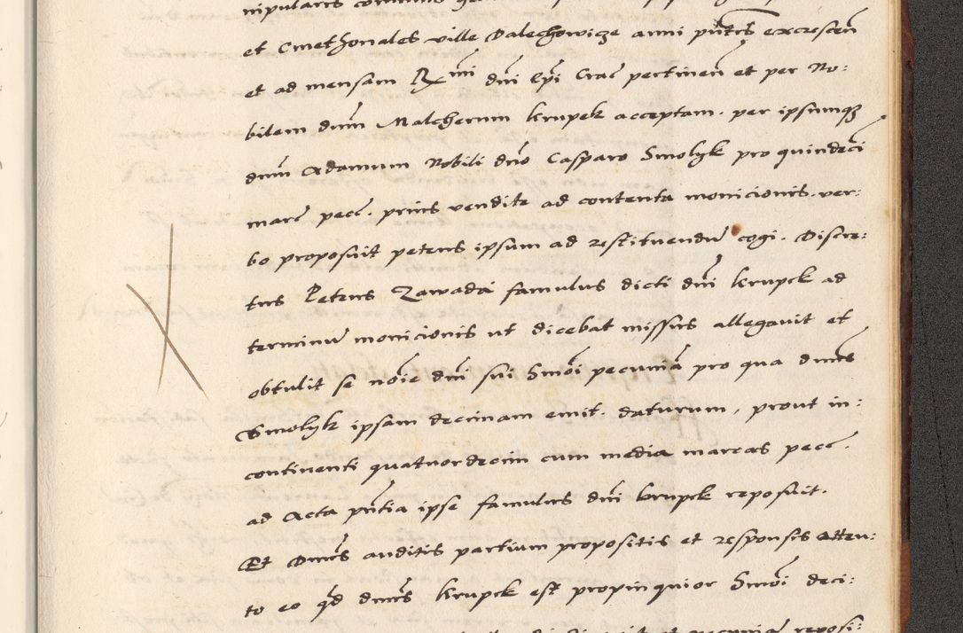 Zdjęcie nr 935 dla obiektu archiwalnego: [A]cta actorum causarum, sententiarum tam diffinitivarum quam interloquutoriarum, obligationum, constitutionum et contractuum coram reverendo patre domino Petro Porembski preposito Osvieczimensi, canonico et officiali generali Cracoviensi de anno Domini millesimo quingentesimo quinguagesimo primo, cuius indictio est nona, pontificatus sanctissimi in Christo patris et domini nostri domini Juliii divina providencia pape tercii, anno secundo, a die et mense infrascriptis feliciter continiantur